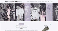Desktop Screenshot of amy-acker.org